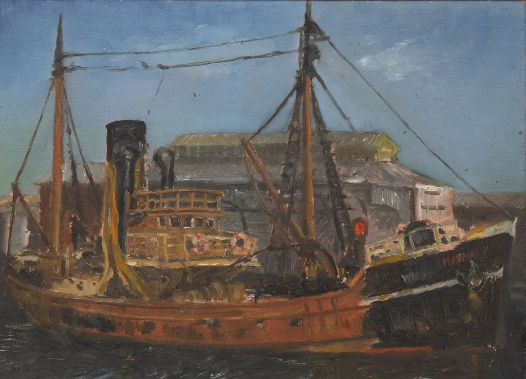 Jan Van der Sterren - The Maimai in Wellington Harbour Image 1++
