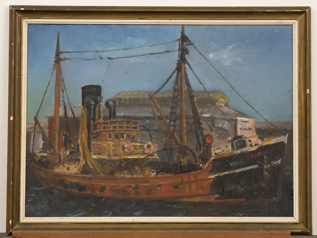 Jan Van der Sterren - The Maimai in Wellington Harbour Image 1++