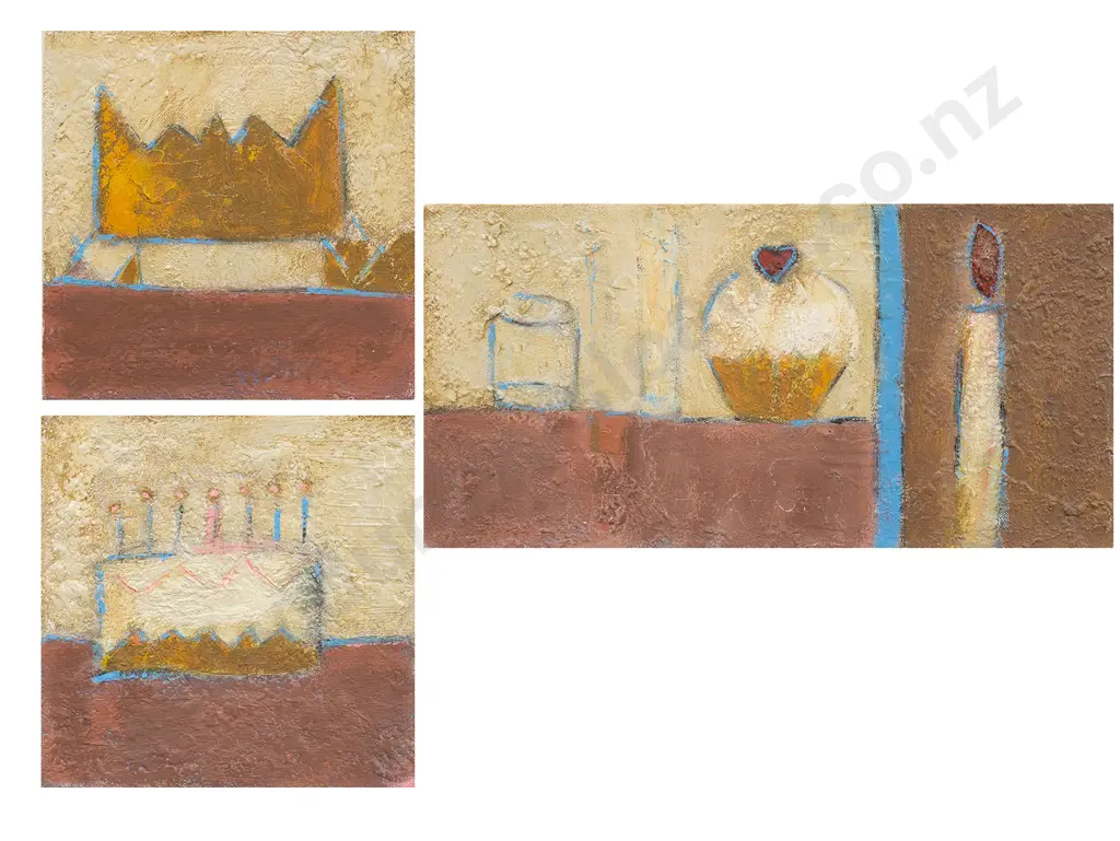 Anne Waters - Domestic Series Triptych Image 1++