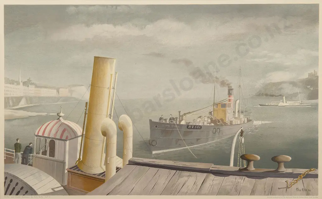 Felix Kelly - Drifter and Paddle Steamer Image 1++