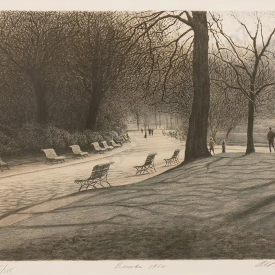 Harold Altman (American) - Benches (Central Park)
