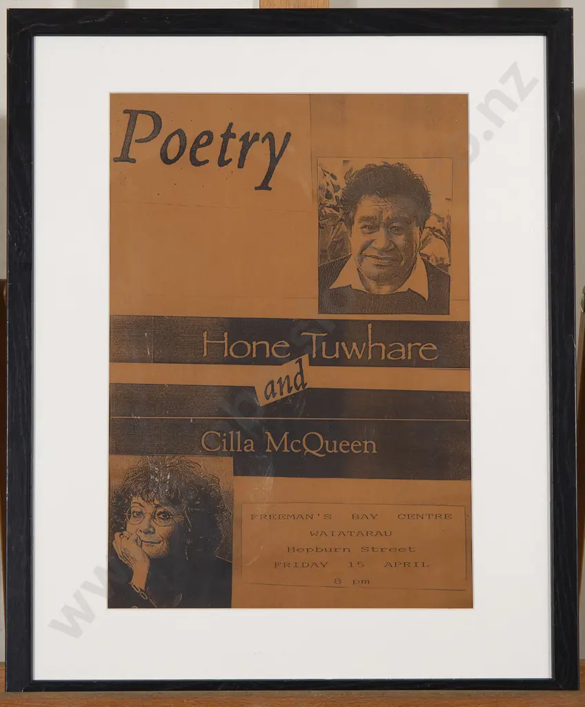 Cilla McQueen - Auahi with Tuwhare & McQueen Poster (2) Image 1++