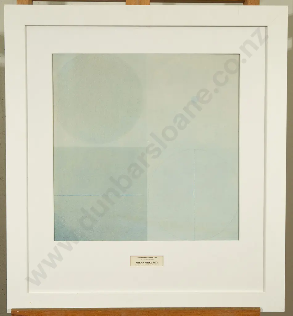 Milan Mrkusich - Four Elements (Golden) Print Image 1++