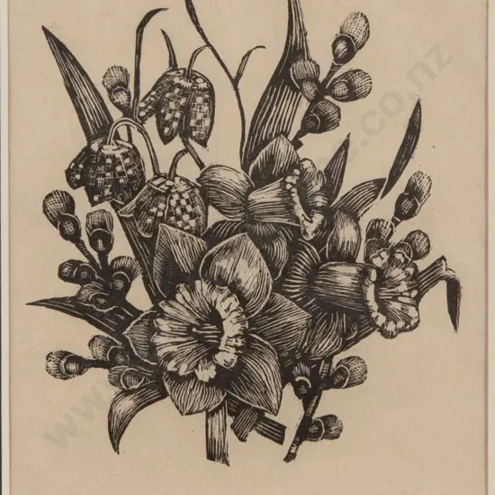 A E Adshead - Spring Flowers