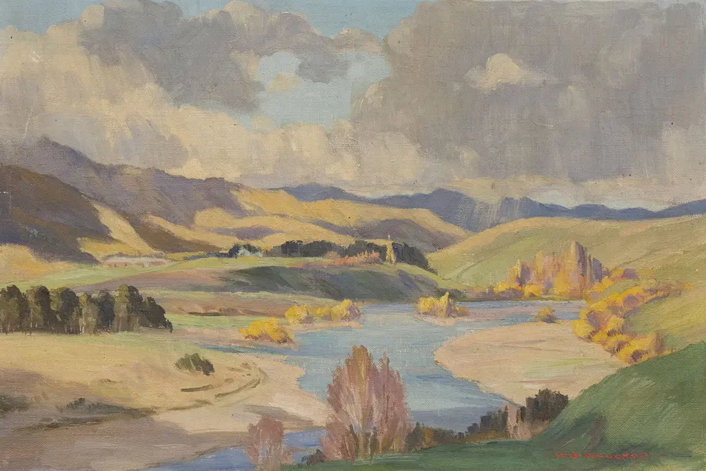 Kit Heinemann & W Wauchop oils with W Jenks watercolour (3) Image 1++