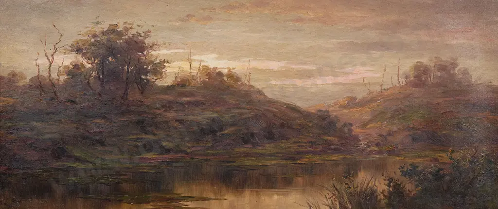 W Allen Bollard - Untitled (Landscape) Image 1++