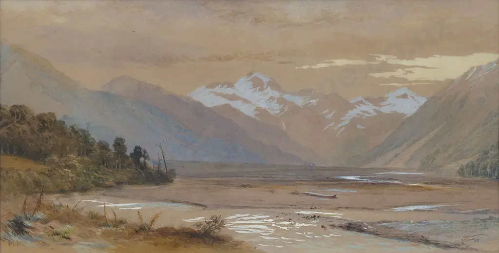 T S Cousins - Rangitiki River Bed Image 1++