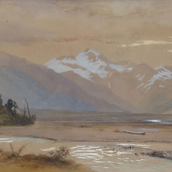 T S Cousins - Rangitiki River Bed