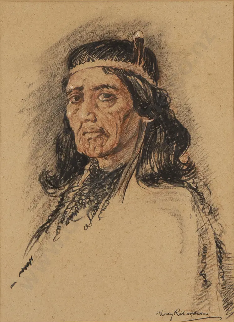 H Linley Richardson - Maori Wahine Image 1++