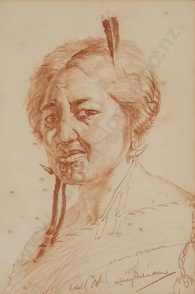 H Linley Richardson - Maori Elder Image 1++