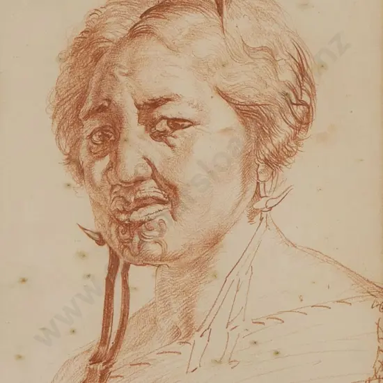 H Linley Richardson - Maori Elder