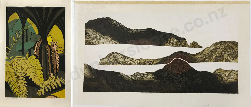 Malcolm Warr & Bonnie Quirk prints (2) Image 1++