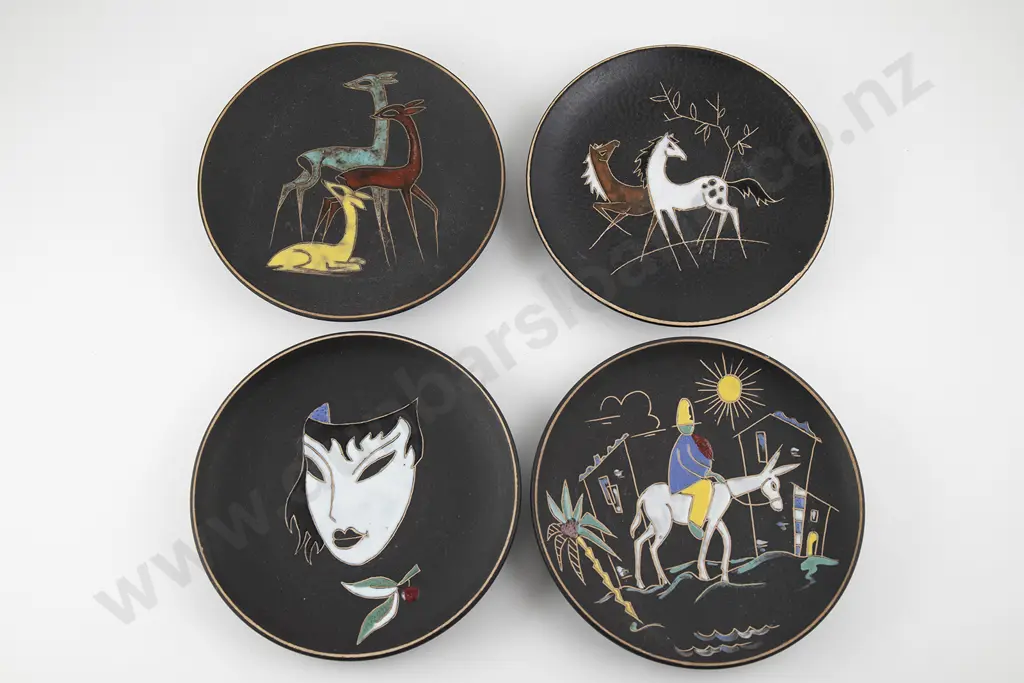 Four Ruscha Pottery plates Image 1++