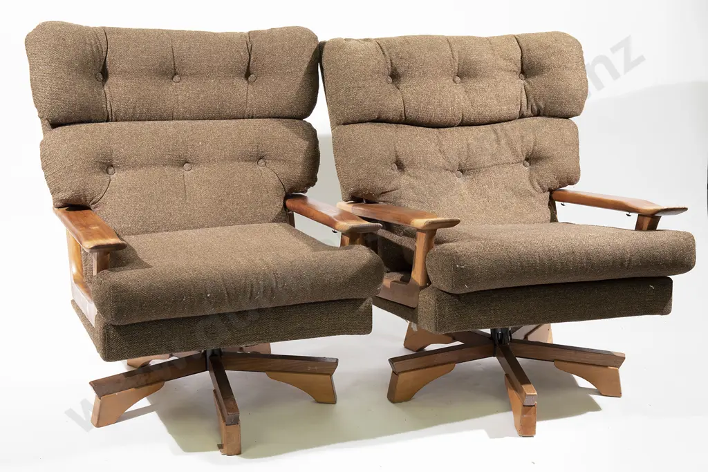 Pair of 1960s Armchairs Image 1++