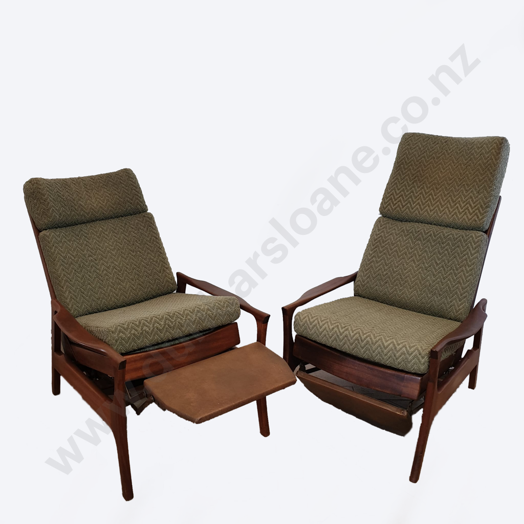 A Pair of Don Recliner Chairs Image 1++