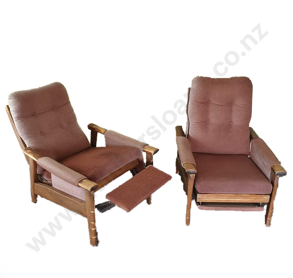 Pair of Morgan Furniture Recliner chairs Image 1++