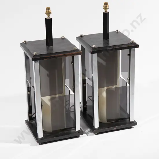 Pair of American mid century table lamps