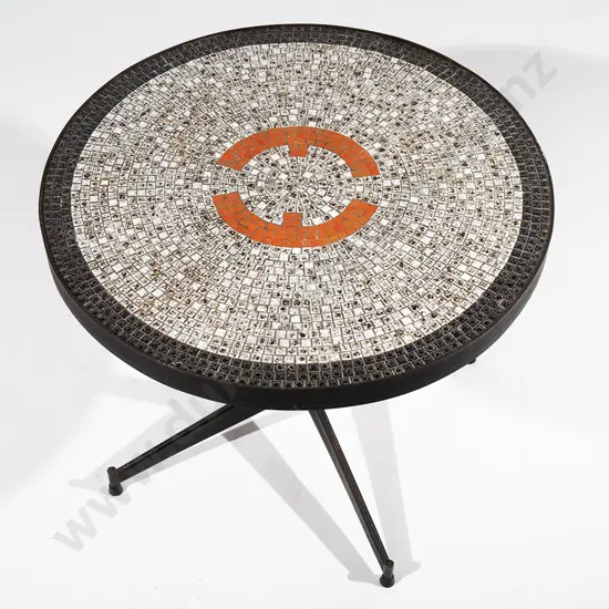 A Good John Crichton circular coffee table