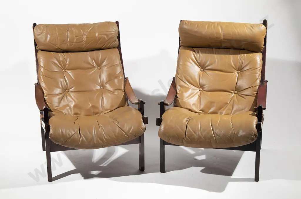 Torbjorn Afdal for Bruksbo Lounge Chairs Image 1++