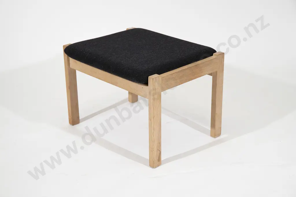 Hans Wegner for Getama Oak Ottoman Image 1++