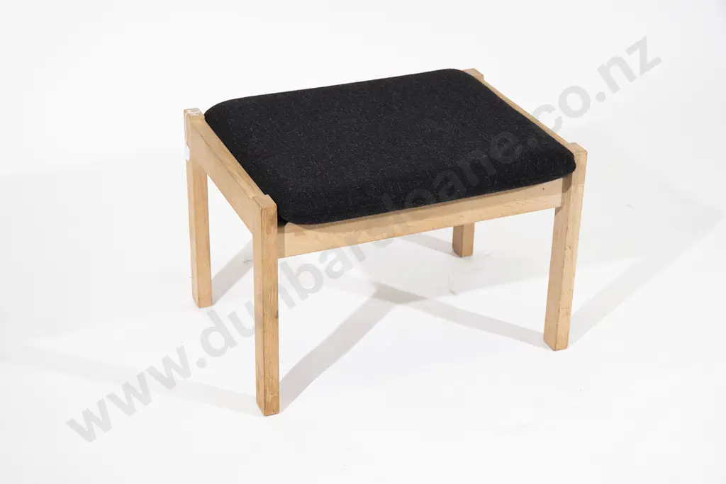 Hans Wegner for Getama Oak Ottoman Image 1++