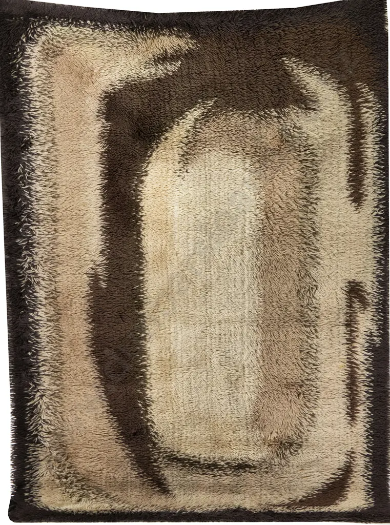 Original 1960s Danish Floor rug Image 1++