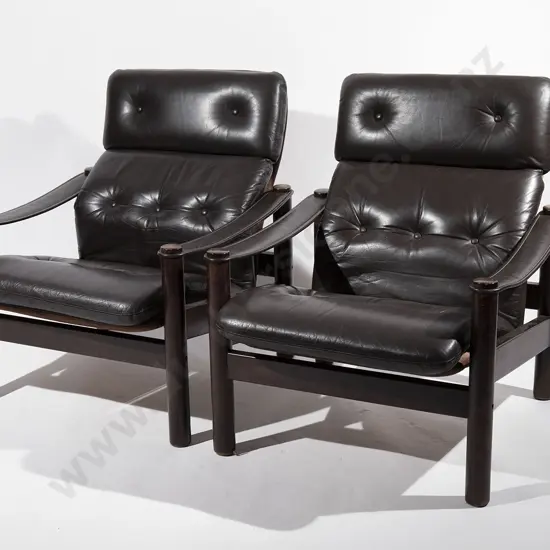 Ebb Gehl and Sorren Nissen for Jeki Mobler Pair of  Danish armchairs