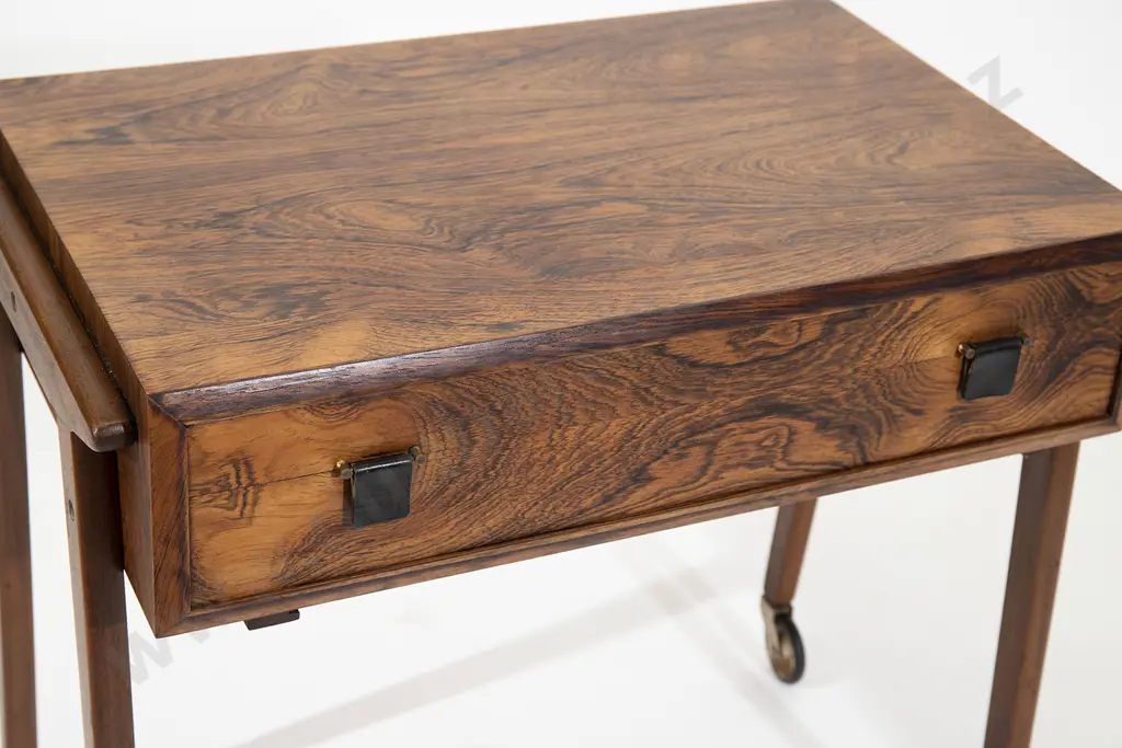 Nils Thomonsen Small Danish  Rosewood Side Table Image 1++
