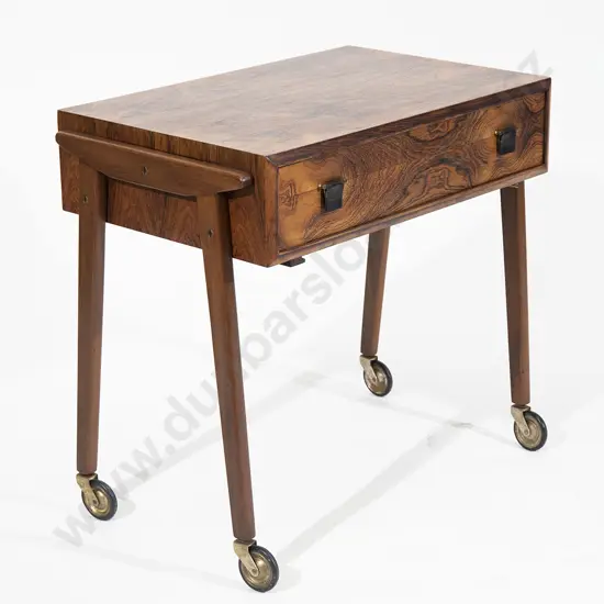 Nils Thomonsen Small Danish  Rosewood Side Table