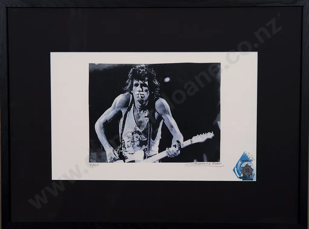 John Fairchild - Keith Richards Limited Edition Print Image 1++