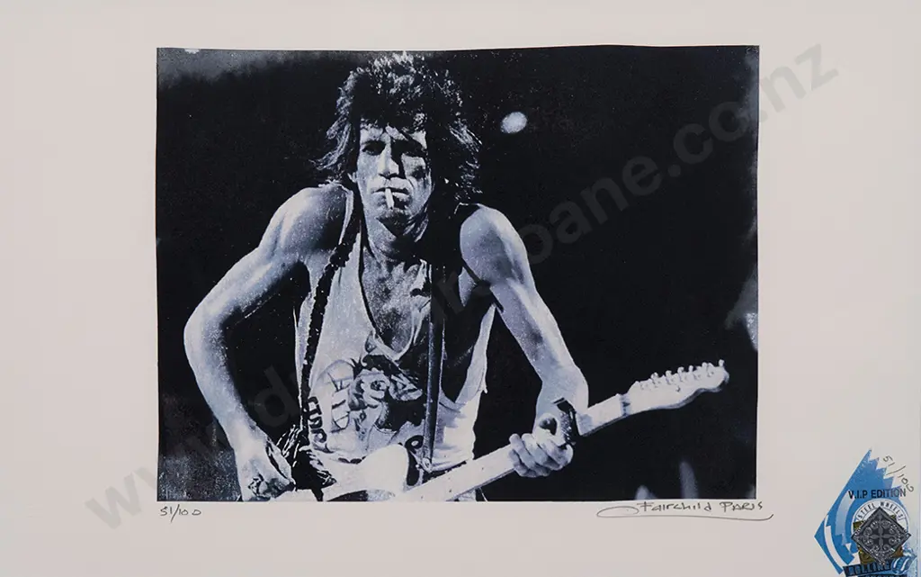 John Fairchild - Keith Richards Limited Edition Print Image 1++
