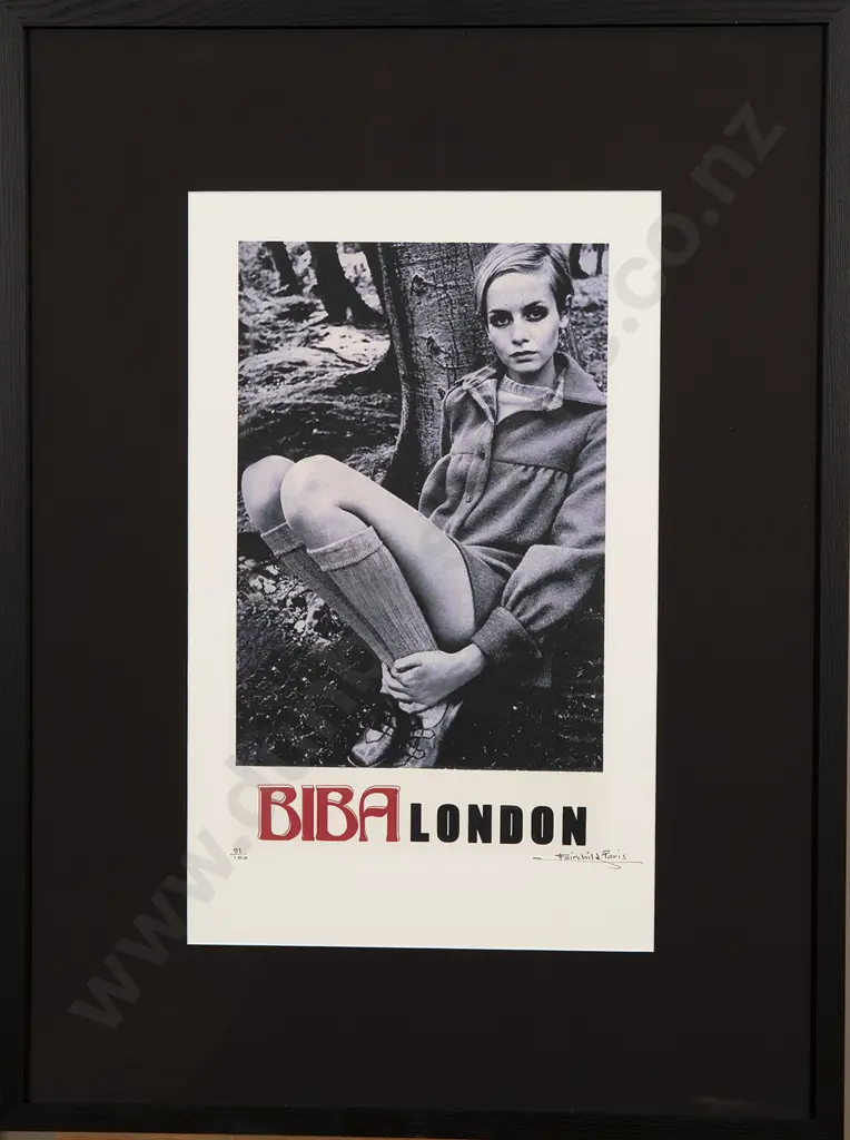 John Fairchild - Twiggy Limited Edition Print Image 1++