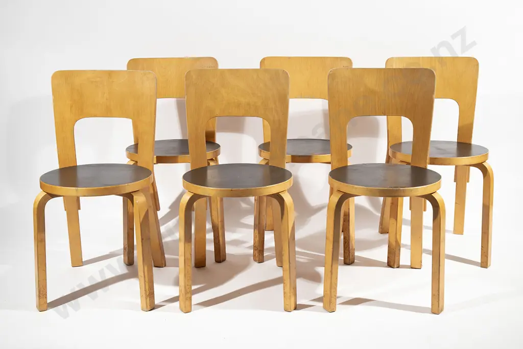 Alvar Aalto for Artek Dining Chairs Image 1++