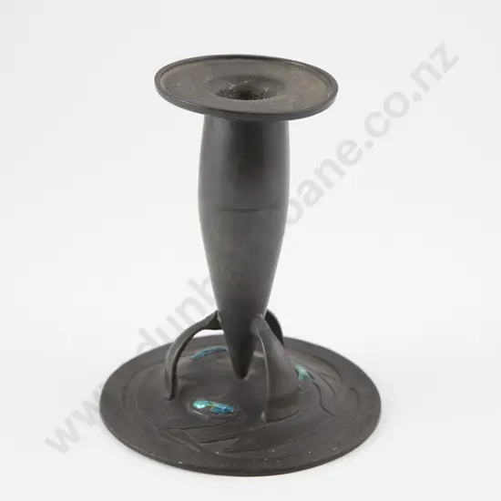 Archibald Knox Tudric Pewter Candle stick