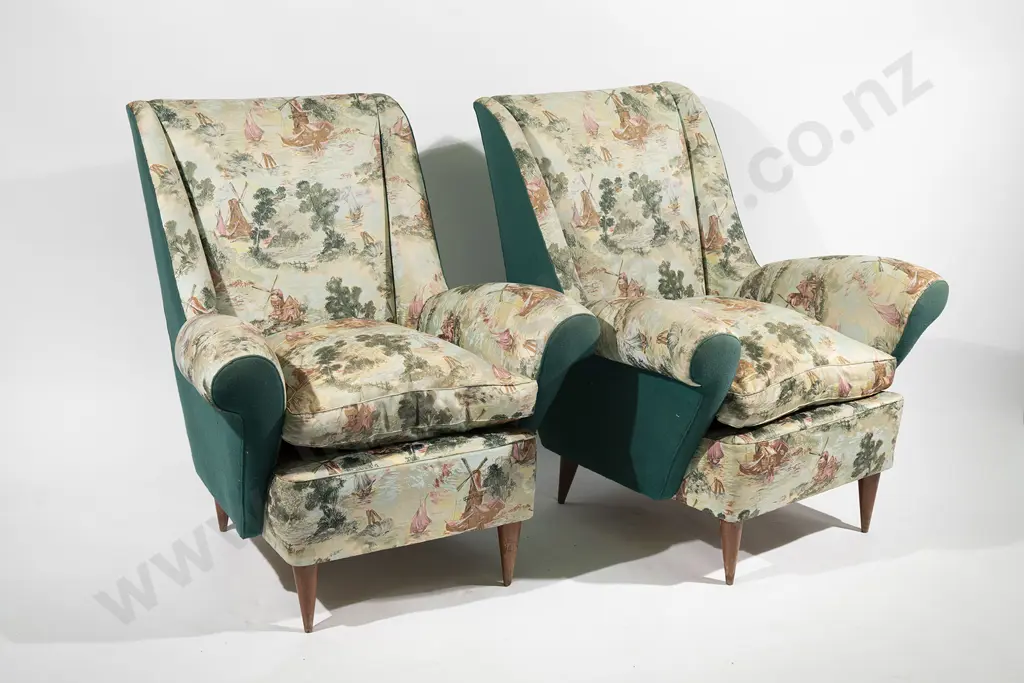 Paolo Buffa Lounge Chairs Image 1++