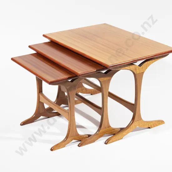 Mid Century nest of three tables