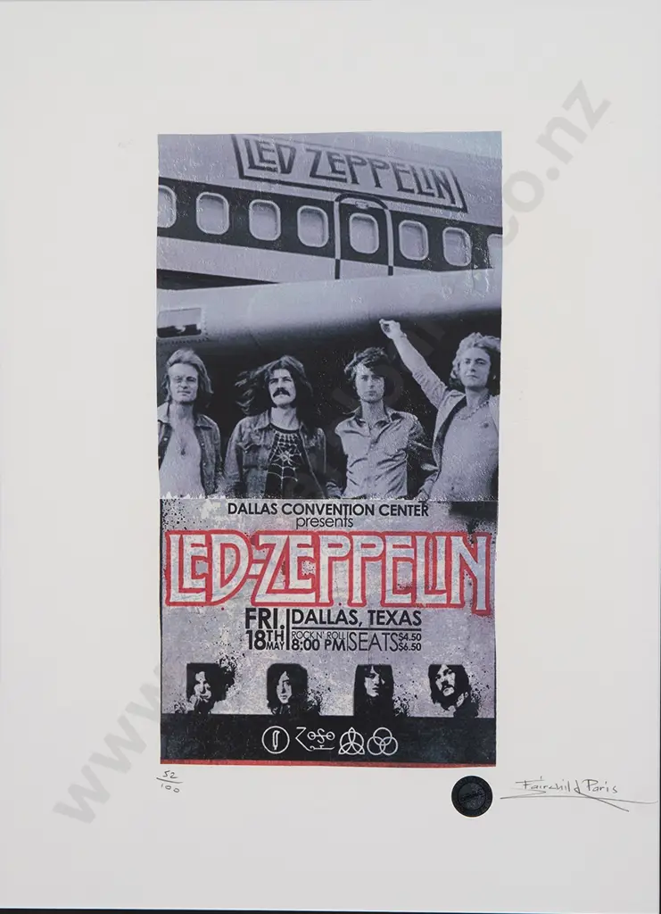 John Fairchild - Led Zeppelin Limited Edition Print Image 1++