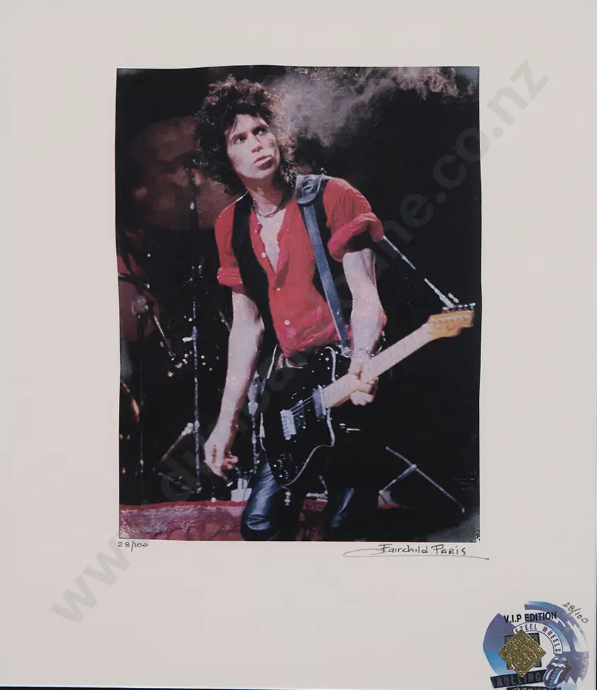 John Fairchild - Keith Richards Limited Edition Print Image 1++