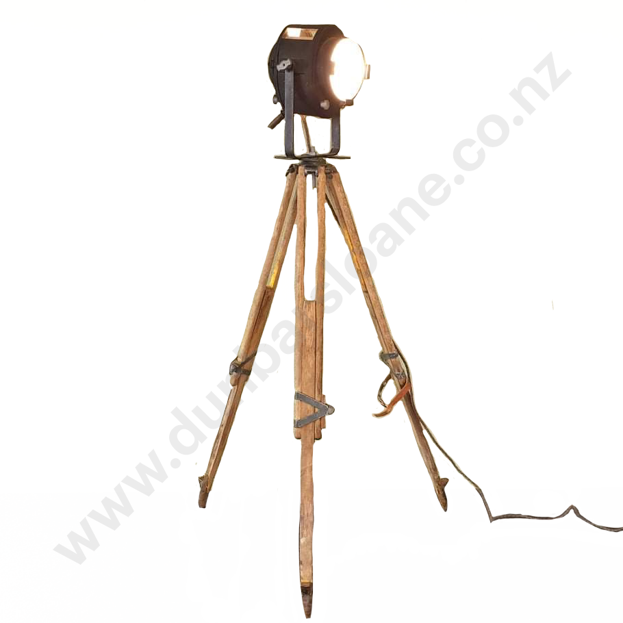 Theatre Lamp mounted on a Surveyors Tripod Image 1++