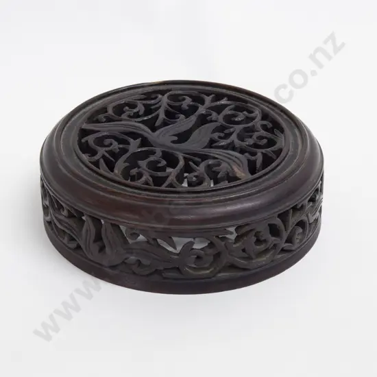 Wooden Antique Ginger Jar Lid
