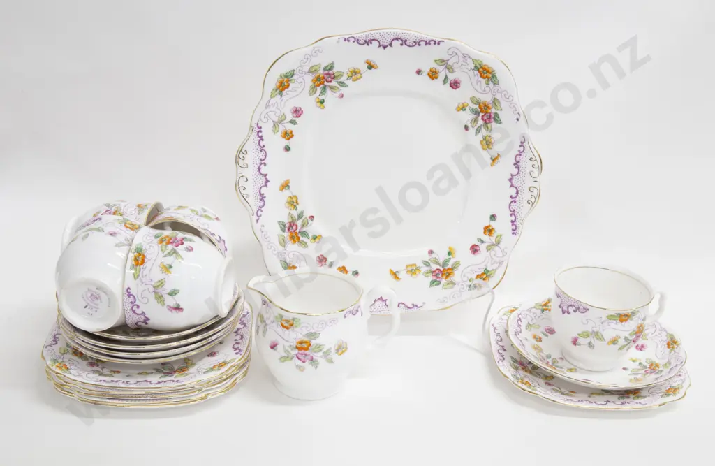 Five Pieces of Crystal including Vases and Jug Image 1++