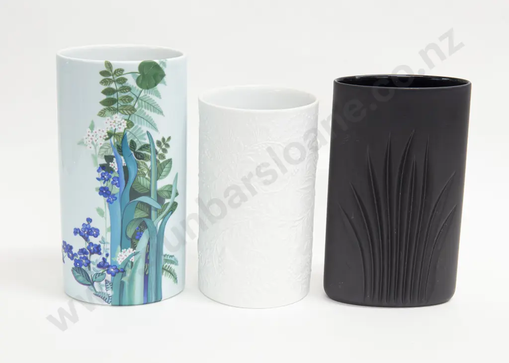 Two Rosethal Vases together with Limoges Vase Image 1++