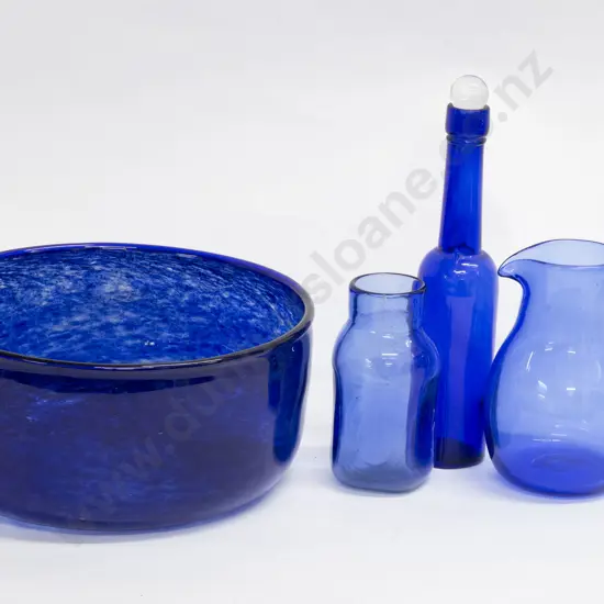 Small Lot of Assorted Decorative Glass including Paperweight