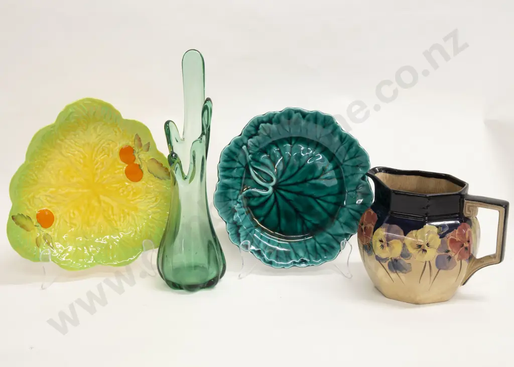 Box of Assorted China and Art Glass including Wedgwood Image 1++