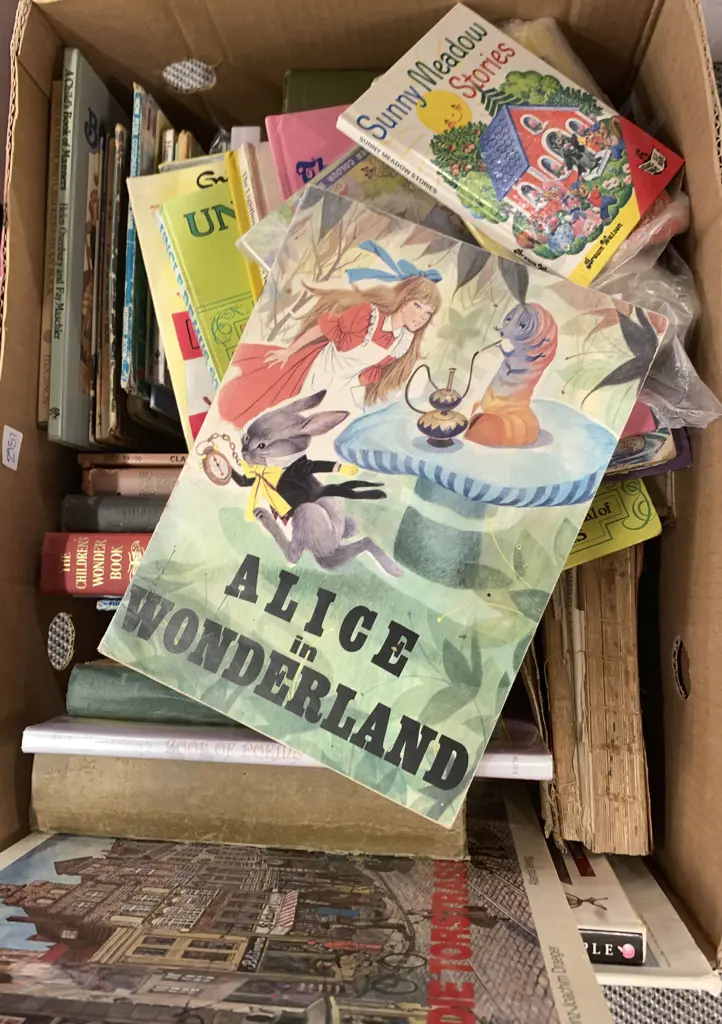Box Quantity of Vintage Children Books Image 1++