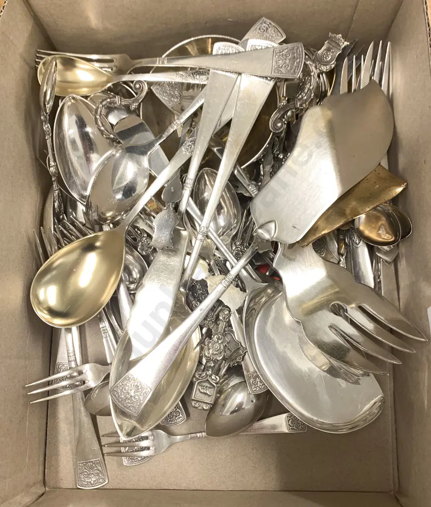 Quantity of Silver Plate Cutlery Image 1++