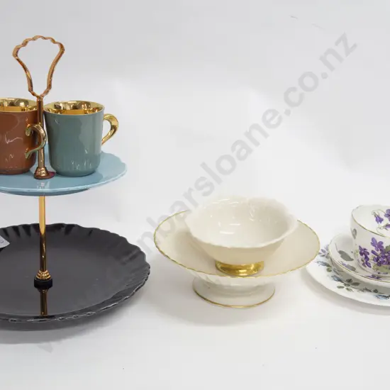 Quantity of Fancy China incl. Two Tier Cake Plate