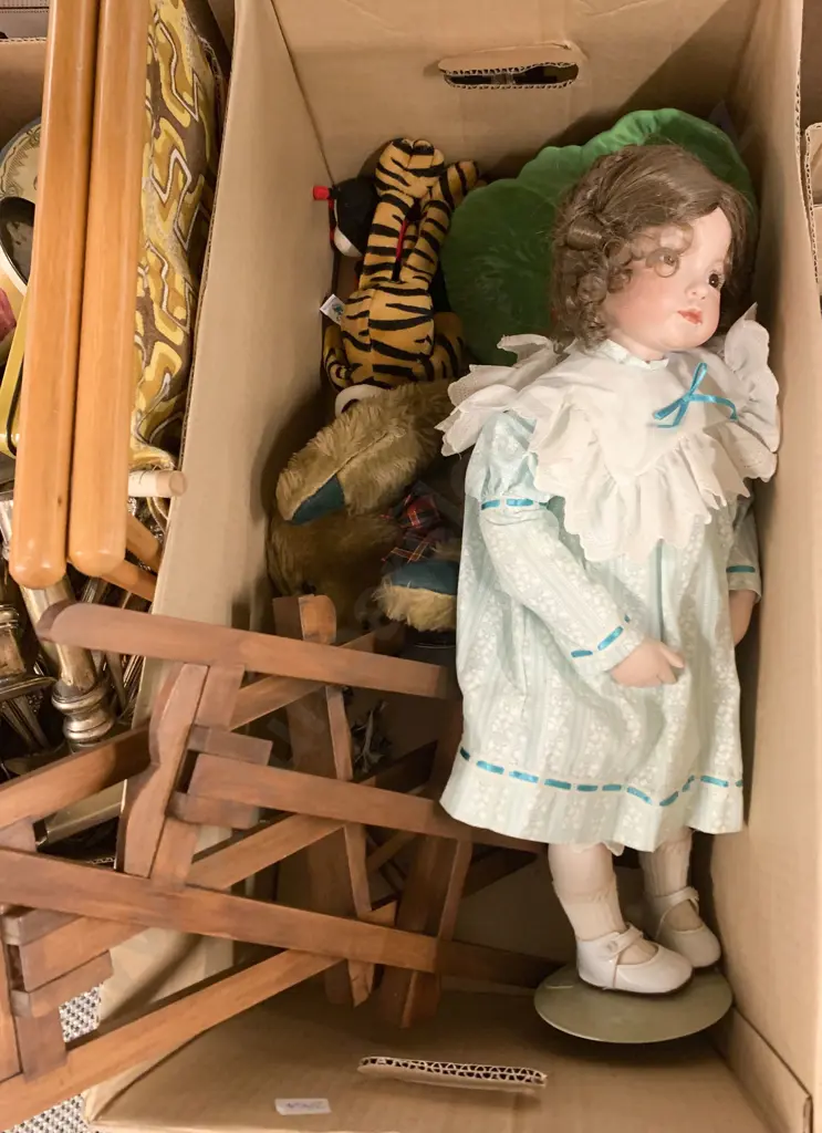 Small Box of Assorted incl. Doll Image 1++