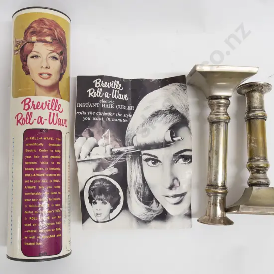 Box of Assorted Vintage incl. Breville Hair Curler