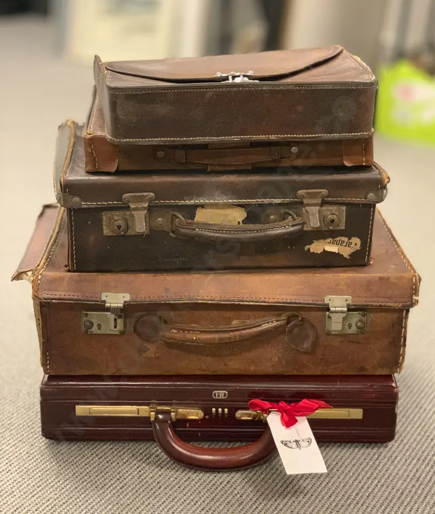 Five Assorted Leather Satchels Image 1++